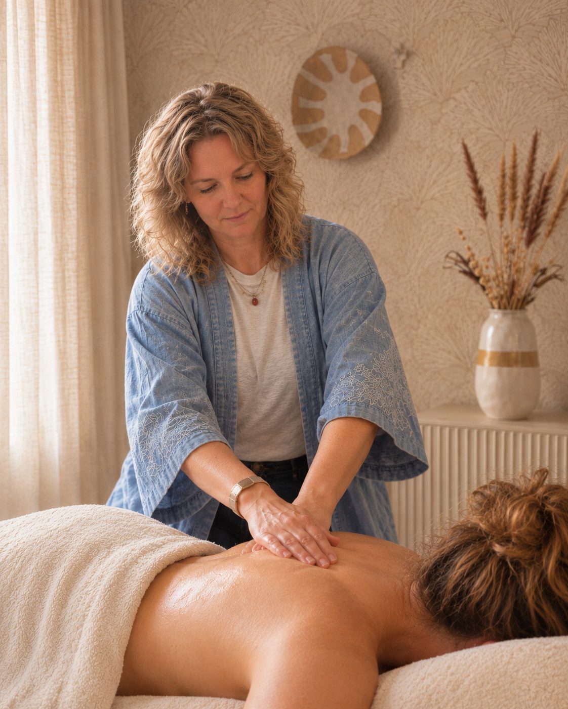 Tessa Moreno geeft een holistische massage
